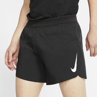 Pantaloni Scurti Nike AeroSwift Running Barbati Negrii Albi | BWNE-14072